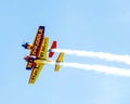 Stunt planes perform at Quonset Airshow.