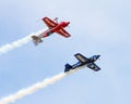 Stunt Planes performing at the 2015 MCAS Airshow Royalty Free Stock Photo