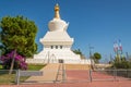 Stupa in Benalmadena near Malaga in the Andalusian region of Spain.