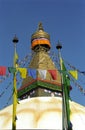 Stupa, Bodnath, Nepal Royalty Free Stock Photo