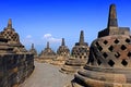 Stupa of borobudur tample