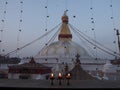 Stupa boudhanat Royalty Free Stock Photo