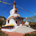 Stupa of Dag Shang Kagyu Royalty Free Stock Photo