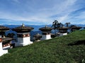 108 Stupa Dochula Pass - Stupa Chorten - Bhutan Royalty Free Stock Photo