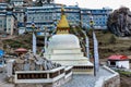 Stupa at the entrance to Namche Bazaar in Nepal