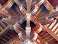 Stupa internal roof structure