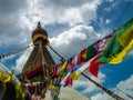 Stupa Kathmandu Royalty Free Stock Photo