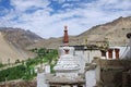 Stupa in Lamayuru in Ladakh, India Royalty Free Stock Photo