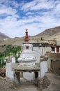 Stupa in Lamayuru in Ladakh, India Royalty Free Stock Photo