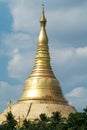 The stupa of Maha Wizaya Paya pagoda at Yangon