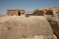 Takht-e Rostam ancient buddhist stupa-monastery in Samangan, Afghanistan in August 2019