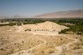 Takht-e Rostam ancient buddhist stupa-monastery in Samangan, Afghanistan in August 2019