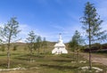 The stupa of monastery in Mongolia