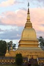Stupa in Muang Xai, Laos Royalty Free Stock Photo
