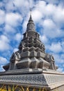 Stupa near the Silver Pagoda in Phnom Penh, Cambodia