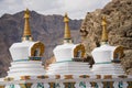 Stupa at Shey Palace Leh Ladakh ,India Royalty Free Stock Photo