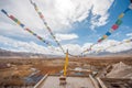 Stupa in Thiksey monastery, Ladakh, India Royalty Free Stock Photo