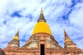 The stupa (chedi) at Wat Yai Chai Mongko