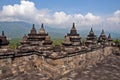 Stupas and bells of Borobodur, Indonesia