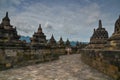 Stupas at Borobudur, Magelang, Indonesia Royalty Free Stock Photo