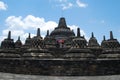 Stupas of Borobudur Royalty Free Stock Photo