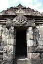 Stupas entrance gate at Borobudur Temple, Central Java Indonesia