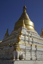 Stupas of Maha Aung Mye Bonzan Monastery (Inwa, Myanmar)