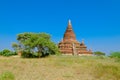 Stupas and pagodas of Bagan ancient. Myanmar Royalty Free Stock Photo