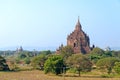 Stupas and pagodas of Bagan ancient. Royalty Free Stock Photo