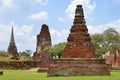 Stupas at Wat Maha That in Ayutthaya