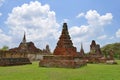 Stupas at Wat Maha That in Ayutthaya