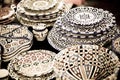 Stupendous ceramice in the markets of eastern cities Royalty Free Stock Photo