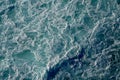 Stupendous game of water vortices on the sea of the Cyclades Royalty Free Stock Photo