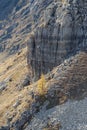 Stura di Demonte Valley mountains, view above from the Colle Fauniera mountain pass, Piedmont, Italy Royalty Free Stock Photo