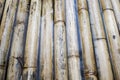 Sturdy bamboo wood, a raft made of , background Royalty Free Stock Photo