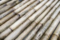 Sturdy bamboo wood, a raft made of , background Royalty Free Stock Photo