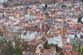 Stuttgart Aerial from Above Kessel Biulding Tight Crowded City S Royalty Free Stock Photo