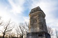 Stuttgart Bismarckturm Monument Tower Column Outdoors Autumn Sun Royalty Free Stock Photo