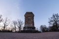 Stuttgart Bismarckturm Monument Tower Column Outdoors Autumn Sun Royalty Free Stock Photo