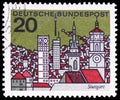 Stuttgart, Capitals of the States of the Federal Republic of Germany serie, circa 1965