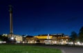 Stuttgart castle at night