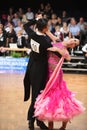 Stuttgart, Germany - Adance couple in a dance pose during Grand Slam Standart