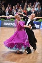 Stuttgart, Germany - Adance couple in a dance pose during Grand Slam Standart