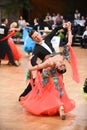 Stuttgart, Germany - Adance couple in a dance pose during Grand Slam Standart