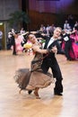 Stuttgart, Germany - Adance couple in a dance pose during Grand Slam Standart