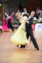 Stuttgart, Germany - Adance couple in a dance pose during Grand Slam Standart