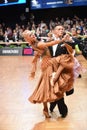 Stuttgart, Germany - Adance couple in a dance pose during Grand Slam Standart