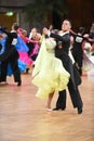 Stuttgart, Germany - Adance couple in a dance pose during Grand Slam Standart