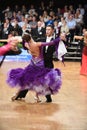 Stuttgart, Germany - Adance couple in a dance pose during Grand Slam Standart