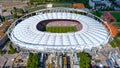 Mercedes-Benz Arena stadium aerial in Stuttgart Germany Royalty Free Stock Photo